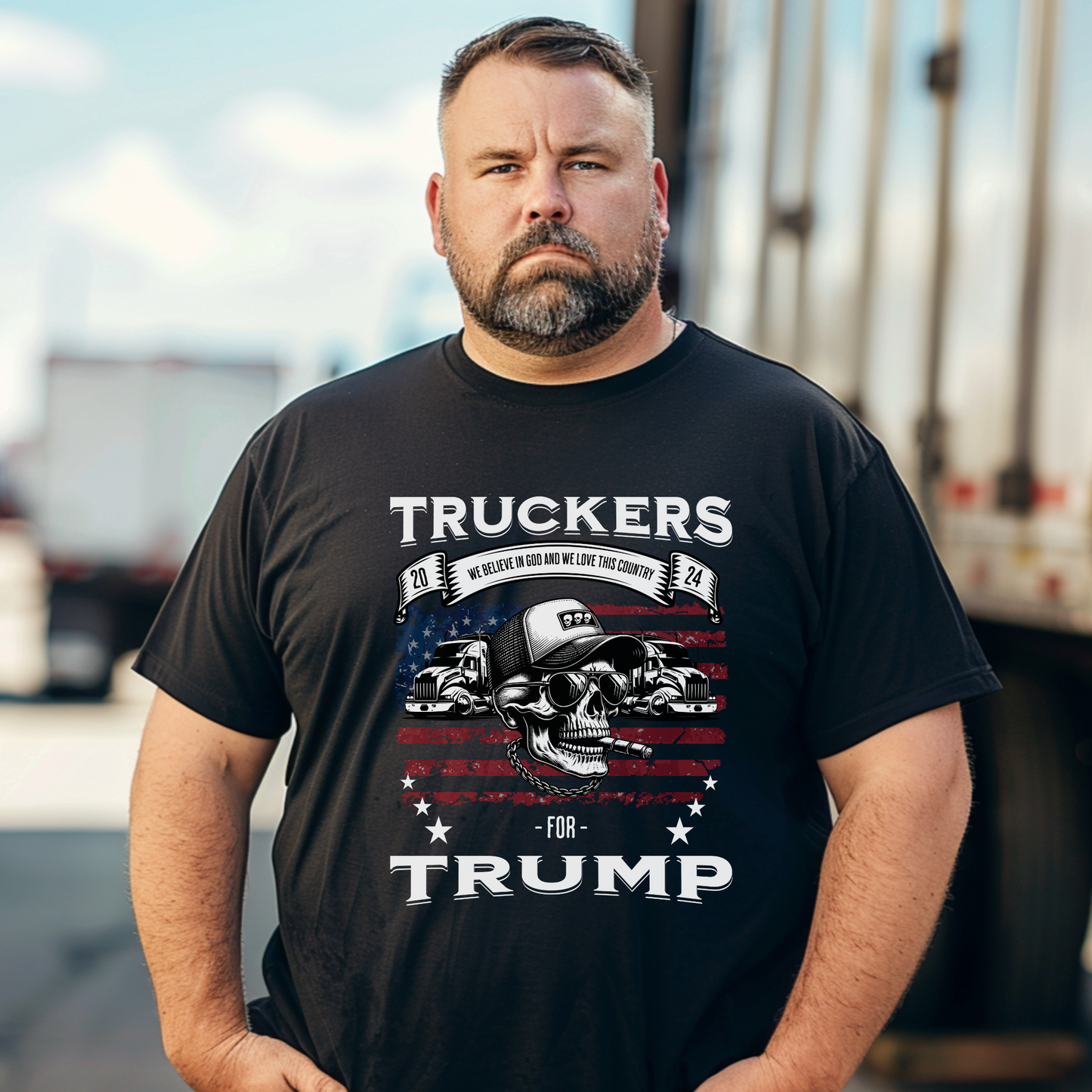 Truckers for Trump Premium Tee - Color