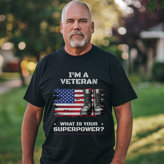 Veteran Superpower Premium Tee