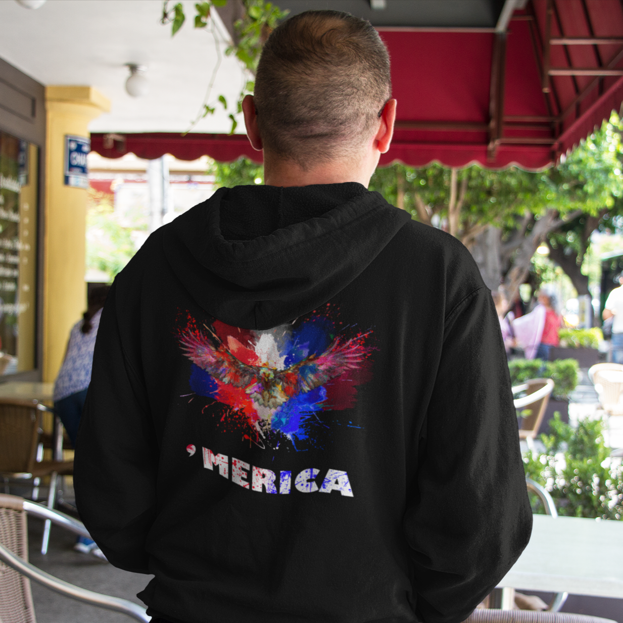 'Merica Heavy Blend Full-Zip Hoodie