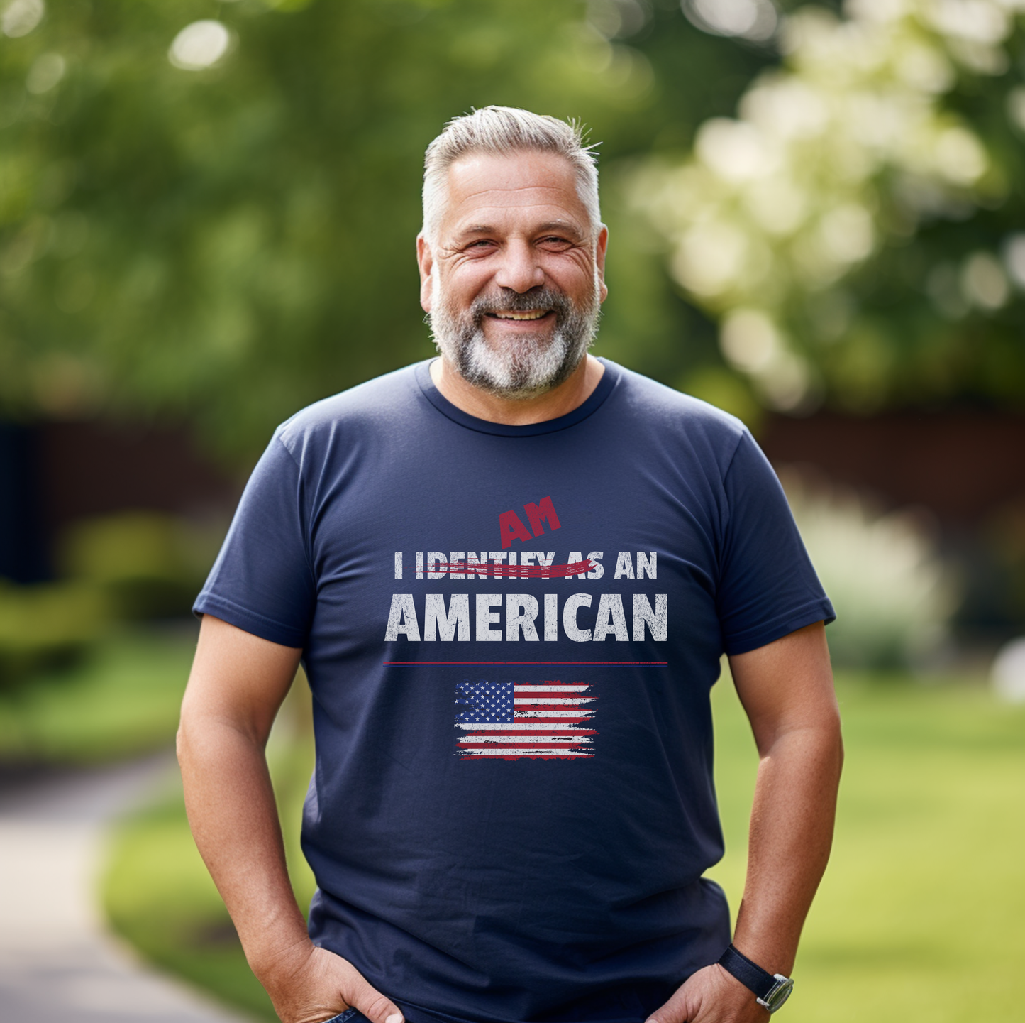 I Identify as an American Premium Tee