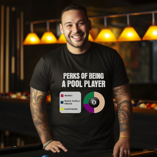 Perks of Being a Pool Player Premium Tee