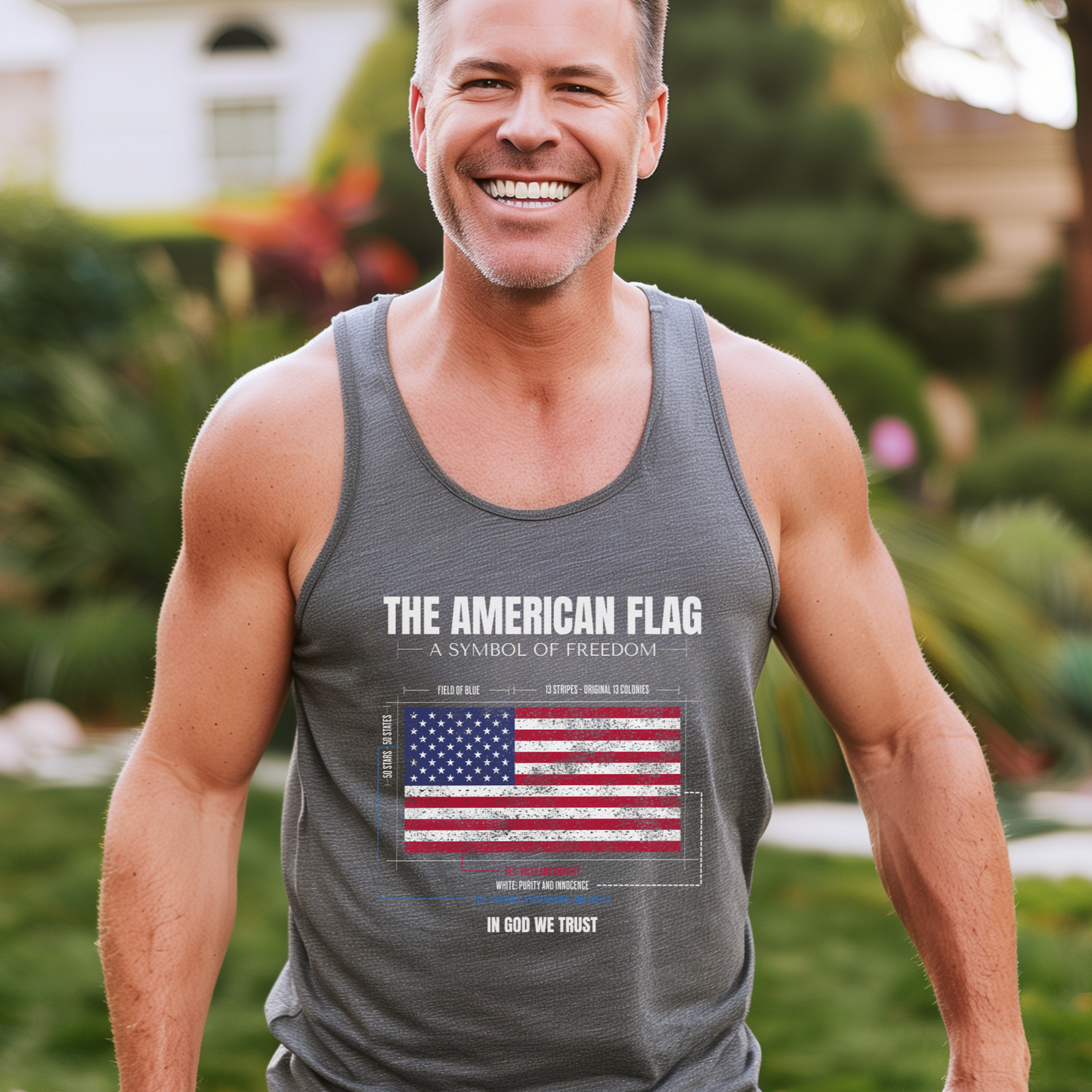 A Symbol of Freedom Jersey Tank - Front