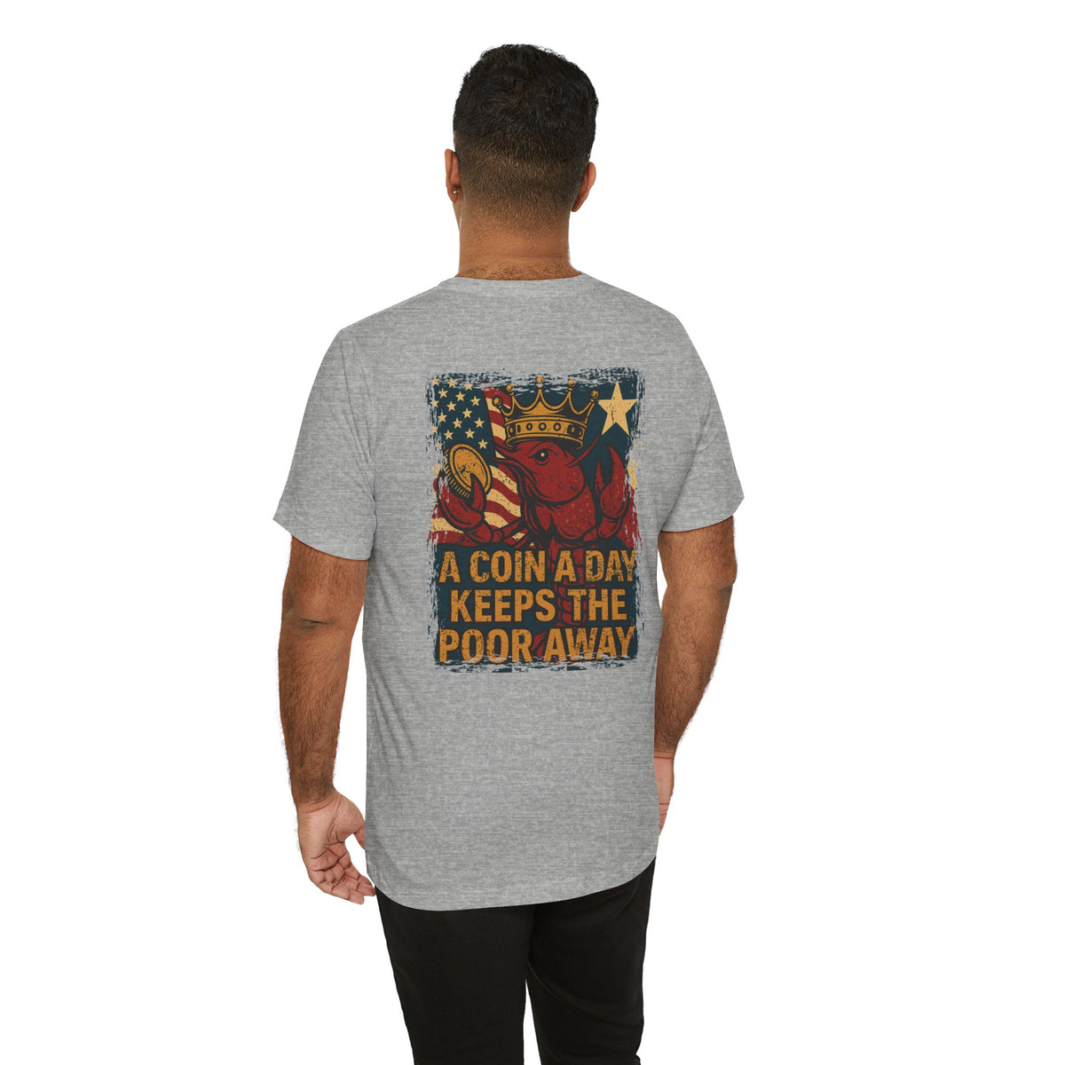 TEXIT Team Kajun A Coin a Day Premium Tee
