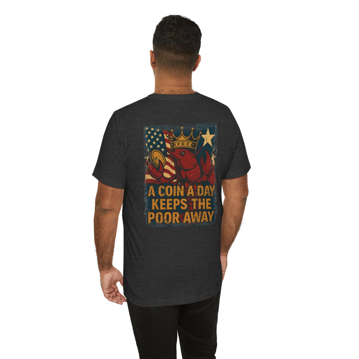TEXIT Team Kajun A Coin a Day Premium Tee