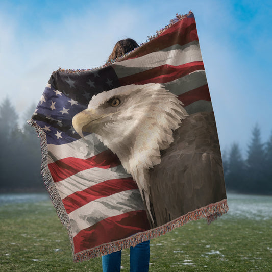 Majestic Freedom Woven Blanket